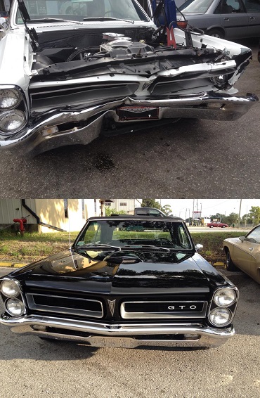 1965 Pontiac GTO body repair and paint